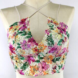 Pink Victoria Secret Flower Bralette